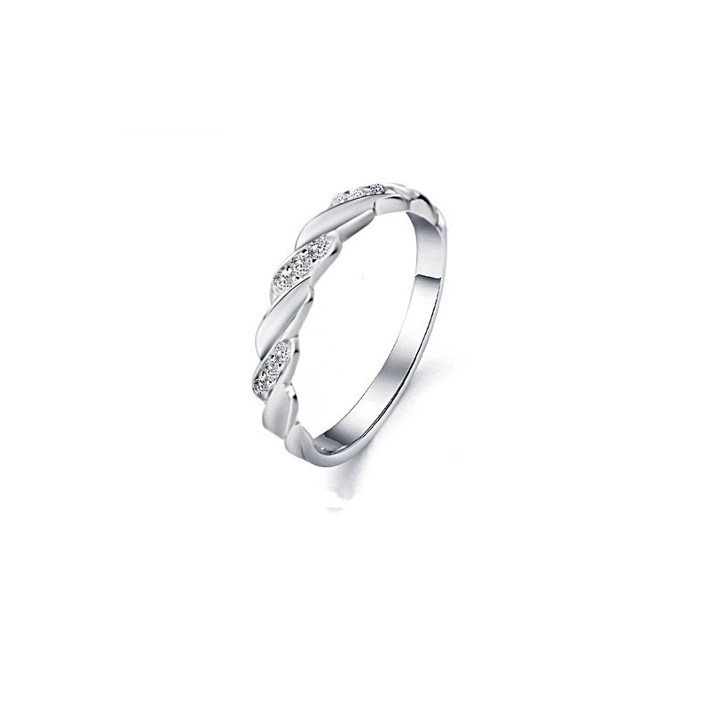 Anello Maschile In Titanio Placcato In Platino Di Qualità Stabile Anello Maschile In Titanio Placcato In Platino Di Qualità Stabile