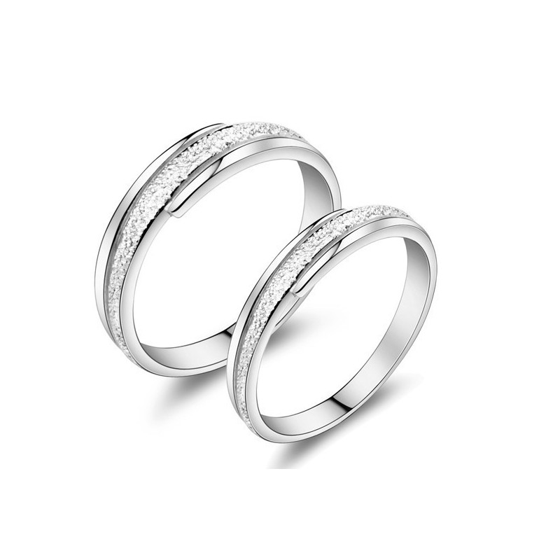 Ampia Varietà Di Anelli In Titanio Placcati In Platino Con Filato Di Perle Per Gli Amanti Ampia Varietà Di Anelli In Titanio Placcati In Platino Con Filato Di Perle Per Gli Amanti