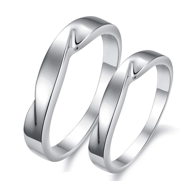 Anello In Titanio Placcato Platino Conciso, Qualità E Quantità Garantite Per Gli Amanti Anello In Titanio Placcato Platino Conciso, Qualità E Quantità Garantite Per Gli Amanti