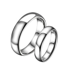 Anello In Ceramica Di Tungsteno Conciso Di Alta Qualità Per Gli Amanti