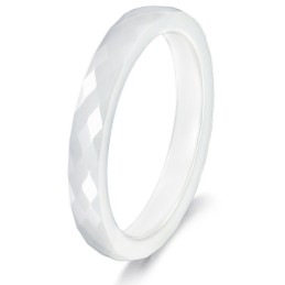 Anello In Ceramica Di Tungsteno Da Donna "To Have A Long Story"