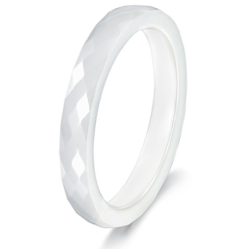 Anello In Ceramica Di Tungsteno Da Donna "To Have A Long Story" Anello In Ceramica Di Tungsteno Da Donna "To Have A Long Story"