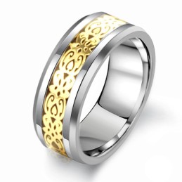 Anello In Ceramica Di Tungsteno Maschile Di Alta Qualità