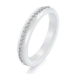 Anello In Ceramica Di Tungsteno Femminile Di Eccellente Qualità