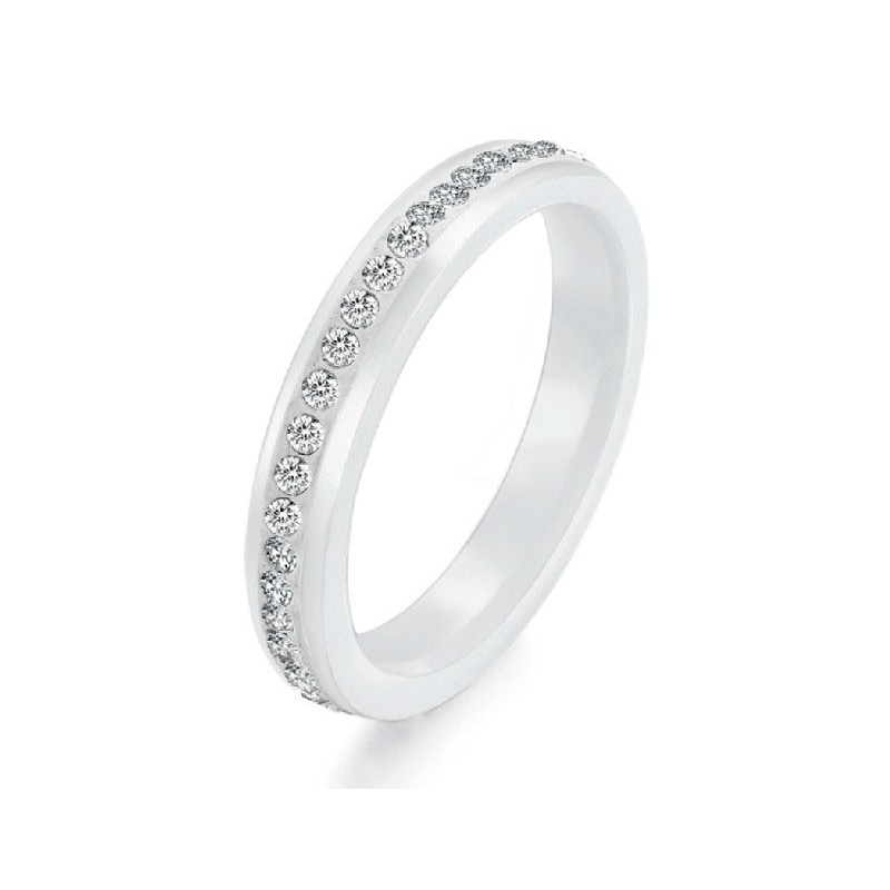 Anello In Ceramica Di Tungsteno Femminile Di Eccellente Qualità