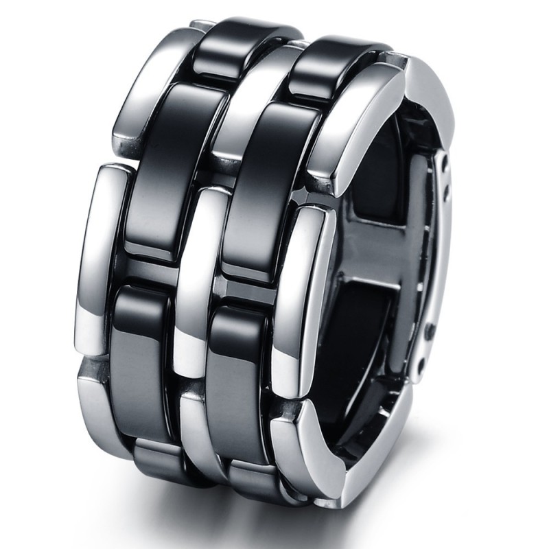 Anello In Ceramica Di Tungsteno Bianco E Nero Con Qualità E Quantità Garantite Anello In Ceramica Di Tungsteno Bianco E Nero Con Qualità E Quantità Garantite