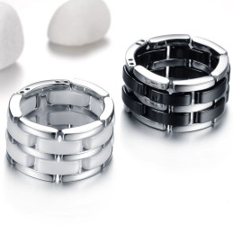 Anello In Ceramica Di Tungsteno Bianco E Nero Con Qualità E Quantità Garantite