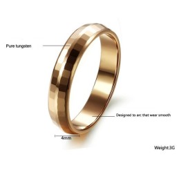 La Regina Dell'Anello In Ceramica Di Tungsteno Femminile Di Qualità