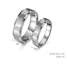 Anello In Ceramica Di Tungsteno Di Alta Qualità Per Gli Amanti