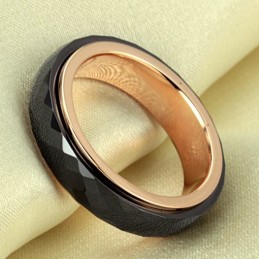 Ampia Varietà Di Anelli In Ceramica Di Tungsteno Nero