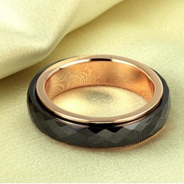 Ampia Varietà Di Anelli In Ceramica Di Tungsteno Nero