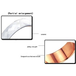 Anello In Ceramica Di Tungsteno Bianco Di Qualità Stabile