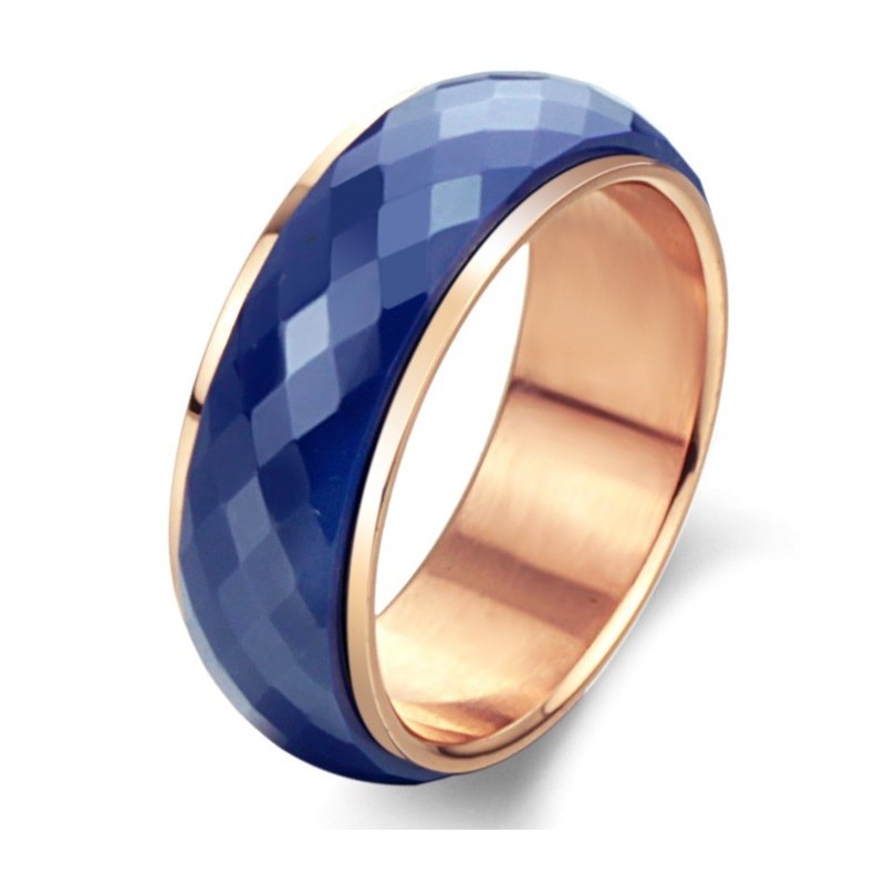 Completo Nelle Specifiche Anello In Ceramica Di Tungsteno Blu Completo Nelle Specifiche Anello In Ceramica Di Tungsteno Blu