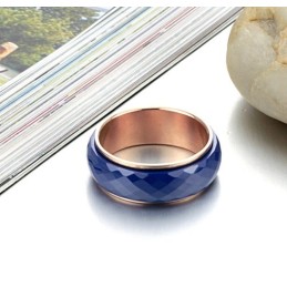 Completo Nelle Specifiche Anello In Ceramica Di Tungsteno Blu
