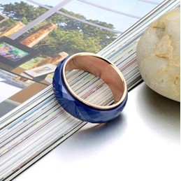 Completo Nelle Specifiche Anello In Ceramica Di Tungsteno Blu