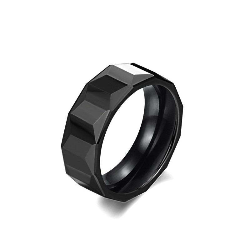 Ampia Varietà Di Anelli In Ceramica Di Tungsteno Nero