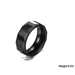 Ampia Varietà Di Anelli In Ceramica Di Tungsteno Nero