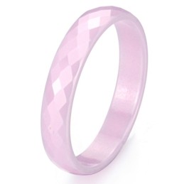 Anello In Ceramica Di Tungsteno Rosa Venduto Bene In Tutto Il Mondo
