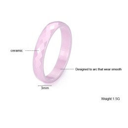 Anello In Ceramica Di Tungsteno Rosa Venduto Bene In Tutto Il Mondo