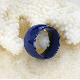 Anello In Ceramica Di Tungsteno Blu Di Alta Qualità
