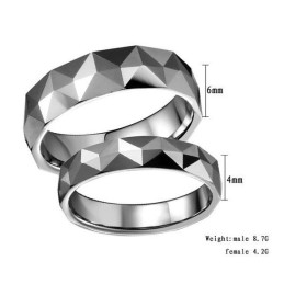 Anello In Ceramica Di Tungsteno Con Qualità E Quantità Assicurate Per Gli Amanti