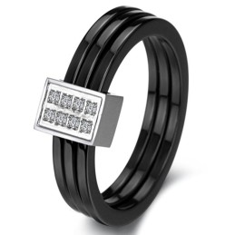Anello In Ceramica Di Tungsteno Triciclico Facile Da Usare
