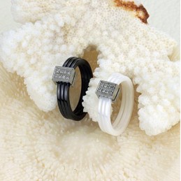 Anello In Ceramica Di Tungsteno Triciclico Facile Da Usare