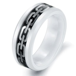 Anello In Ceramica Di Tungsteno E Fibra Di Carbonio Di Alta Qualità