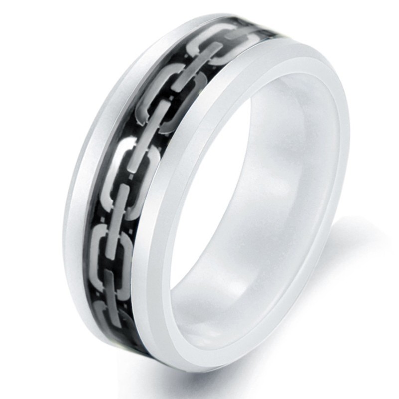 Anello In Ceramica Di Tungsteno E Fibra Di Carbonio Di Alta Qualità Anello In Ceramica Di Tungsteno E Fibra Di Carbonio Di Alta Qualità