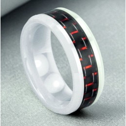 Anello In Ceramica Di Tungsteno E Fibra Di Carbonio Di Qualità Affidabile