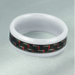 Anello In Ceramica Di Tungsteno E Fibra Di Carbonio Di Qualità Affidabile