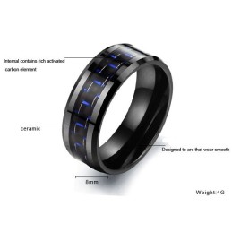 La Regina Dell'Anello In Ceramica Di Tungsteno E Fibra Di Carbonio Di Qualità