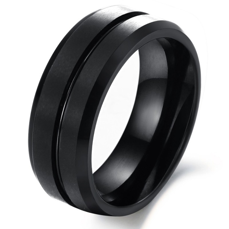 Noto Per La Sua Raffinata Qualità, L'Anello Maschile Retrò In Ceramica Di Tungsteno Noto Per La Sua Raffinata Qualità, L'Anello Maschile Retrò In Ceramica Di Tungsteno