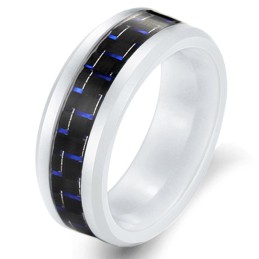 Ampia Varietà Di Anelli In Ceramica Di Tungsteno E Fibra Di Carbonio