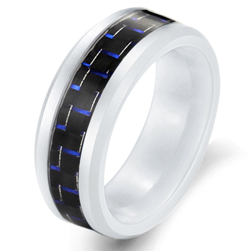 Ampia Varietà Di Anelli In Ceramica Di Tungsteno E Fibra Di Carbonio Ampia Varietà Di Anelli In Ceramica Di Tungsteno E Fibra Di Carbonio