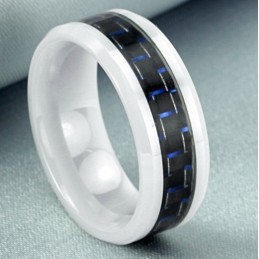 Ampia Varietà Di Anelli In Ceramica Di Tungsteno E Fibra Di Carbonio