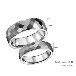 Anello In Ceramica Di Tungsteno Con Rete Da Calcio Di Alta Qualità Per Gli Amanti