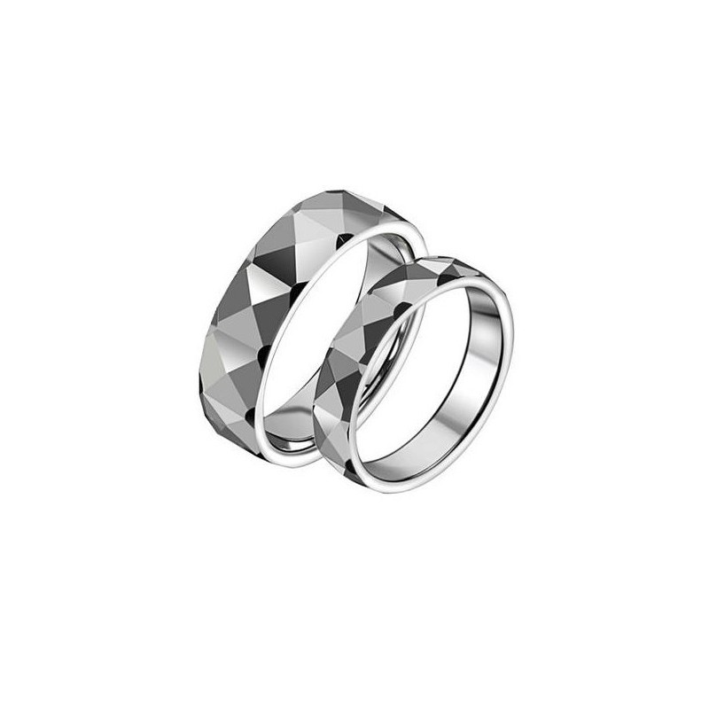 Anello In Ceramica Di Tungsteno Con Angolo Angolare Di Fama Mondiale Per Gli Amanti Anello In Ceramica Di Tungsteno Con Angolo Angolare Di Fama Mondiale Per Gli Amanti