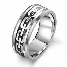 Ampia Varietà Di Anelli In Ceramica Di Tungsteno Maschile
