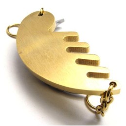 Ciondolo In Titanio A Forma Di Angelo Volante - Catena Libera