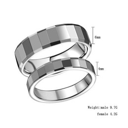 Anello In Ceramica Di Tungsteno Di Fama Mondiale Per Gli Innamorati