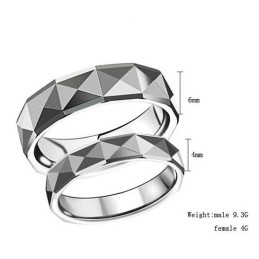 La Regina Degli Anelli In Ceramica Di Tungsteno Di Qualità Per Gli Innamorati