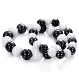 Bracciale In Ceramica Di Tungsteno Bianco E Nero Di Alta Qualità Per Gli Amanti