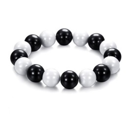 Bracciale In Ceramica Di Tungsteno Bianco E Nero Di Alta Qualità Per Gli Amanti