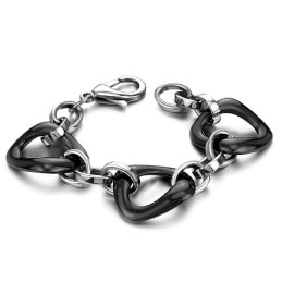 Bracciale In Ceramica Di Tungsteno Nero Con Qualità E Quantità Garantite