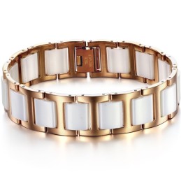 Bracciale In Ceramica Di Tungsteno Maschile Durevole Nell'Uso