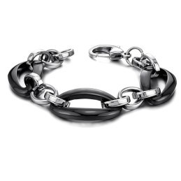 Ampia Varietà Di Bracciale In Ceramica E Tungsteno Con Ellisse Femminile