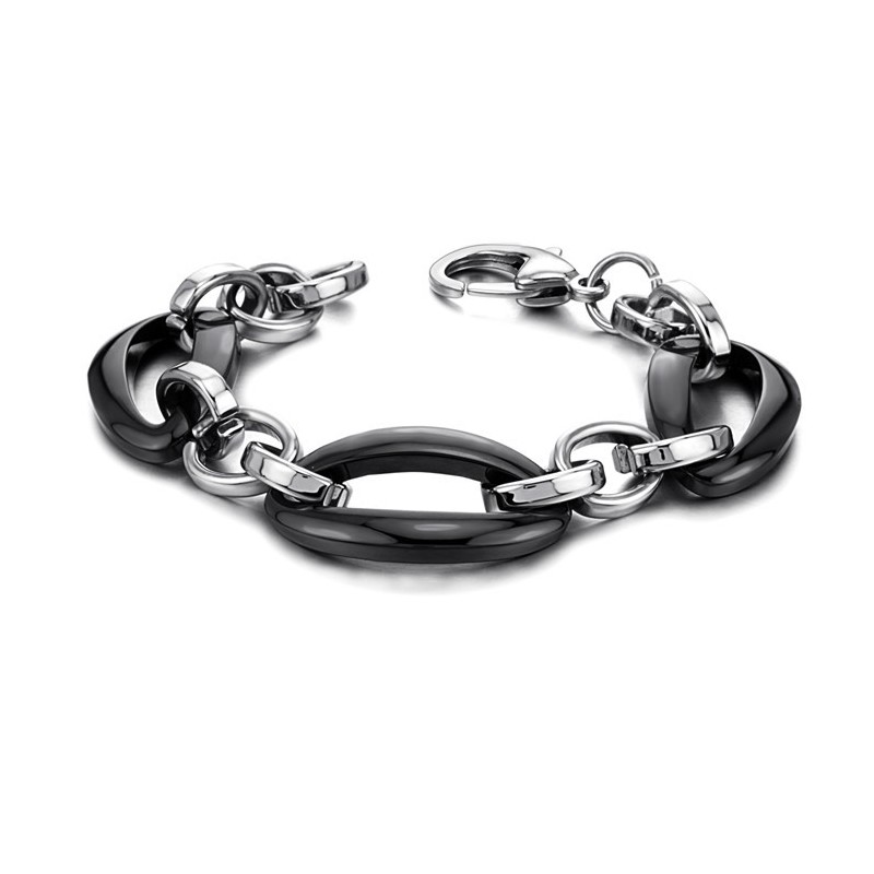 Ampia Varietà Di Bracciale In Ceramica E Tungsteno Con Ellisse Femminile Ampia Varietà Di Bracciale In Ceramica E Tungsteno Con Ellisse Femminile