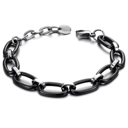 Bracciale In Ceramica Di Tungsteno Nero Di Qualità Stabile