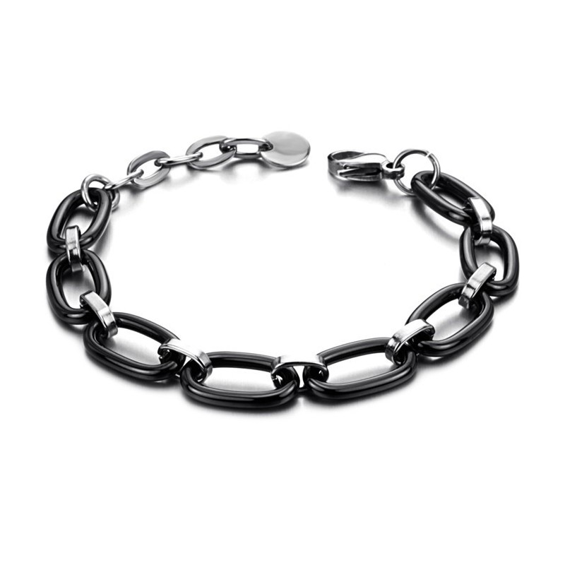 Bracciale In Ceramica Di Tungsteno Nero Di Qualità Stabile Bracciale In Ceramica Di Tungsteno Nero Di Qualità Stabile